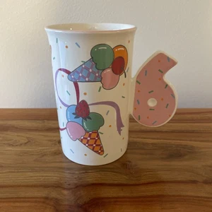 Mikasa Birthday Mug The Big 6 Cup CC210 Party - Picture 1 of 7