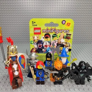 Lego Castle Minifigure Lot - Lion Knight Black Falcon Wolfpack Wizard - Picture 1 of 10