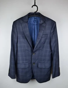 Hackett London Men’s 3-Piece Suit Jacket Vest Pants Loro Piana Wool 34R XS - Picture 1 of 21