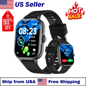2.01'' Smartwatch HD Display Bluetooth Call Fitness Tracker Smart Watch Gym Gift - Picture 1 of 30
