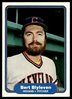 1982 Fleer Bert Blyleven Cleveland Indians #361 - Image 1 of 2