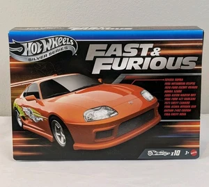 Hot Wheels 2025 Silver Series Fast & Furious 10-Car Box Set Esclusivo Die-Cast - Foto 1 di 11