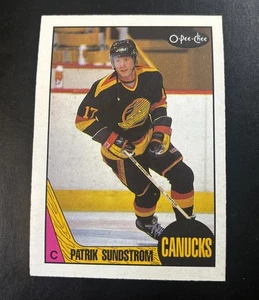 Patrik Sundstrom 1987-88 O-Pee-Chee #34 Card - Picture 1 of 2
