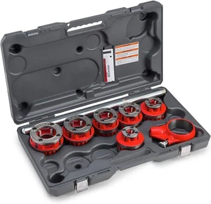 RIDGID 36475 12-R 1/2" - 2" NPT Exposed Ratchet Threader Set w/ Case - Picture 1 of 4