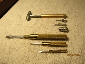 GAM MFG Lancaster PA Messing Stahl Nesting Tools Schraubendreher & Hammer Multitools - Bild 1 von 8
