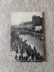 Vintage Postkarte 1909 Eröffnungsparade Pennsylvania Ave at 15th St Washington DC - Bild 1 von 2
