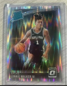 2018-19 Panini Donruss Optic Rated Rookie Shock #174 Lonnie Walker IV Spurs - Picture 1 of 2