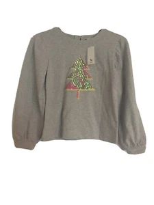 SALTADOR DE LENTEJUELAS ÁRBOL DE NAVIDAD GRIS TU NUEVO CON ETIQUETAS REGALO DE NAVIDAD REGALO FESTIVO 7 AÑOS - Imagen 1 de 10