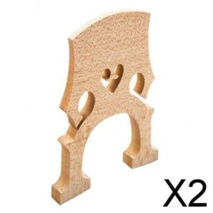2X Durevole sostituzione acero violoncello ponte 4/4 strumento musicale - Foto 1 di 9