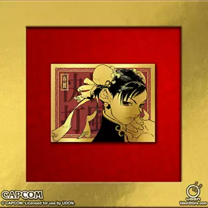 Street Fighter Chun-Li 3rd Strike Deluxe Collectible Red Pin - Picture 1 of 1