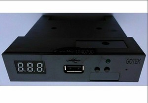 Floppy Drive Emulator SFR1M44-U100K Black 1.44MB USB SSD for Yamaha Korg Roland