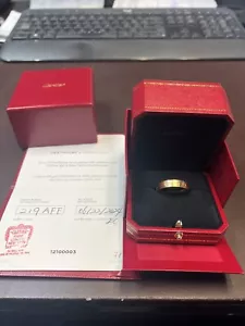 Cartier Size 71MM (US 13.25) Love Ring, Classic Model in Yellow Gold - Picture 1 of 3