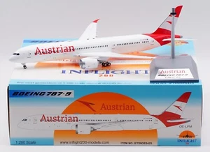 Modelo de avión a reacción fundido a presión Boeing B787-9 Austrian Airlines 1:200 OE-LPM - Imagen 1 de 14