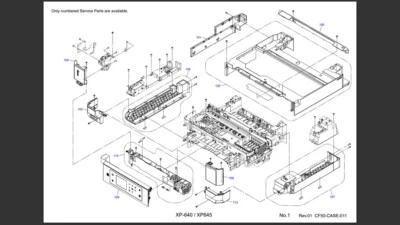 Parts From Epson Expression Premium XP-640 All-In-One Inkjet Printer - Image 1 of 4