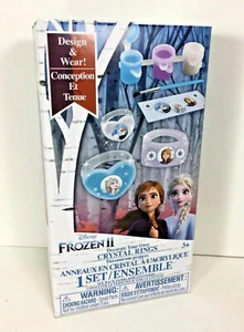 NEW Disney FROZEN 2 Decorate Wear Crystal RINGS Craft Paint Stickers Activity II - Picture 1 of 6