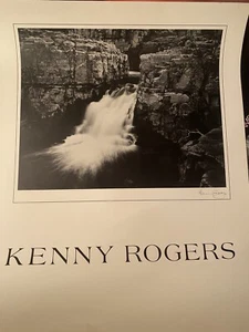 Impresión firmada por Kenny Roger 1987 Sioux Falls Dakota del Sur - Imagen 1 de 18