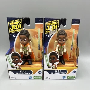 ¡Lote de 2! Figuras de acción Star Wars Young Jedi Adventures Kai Brightstar. Disney - Imagen 1 de 5