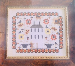 New Plum Street Samplers PENNY AUTUMN Cross Stitch Pattern Chart - Picture 1 of 5