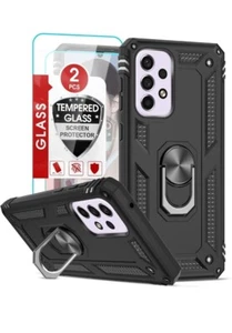 Compatible for Samsung Galaxy A33 5G Case with Tempered Glass Screen Protector - Picture 1 of 7
