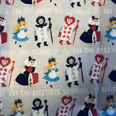 Alice in Wonderland "SILENCE" Characters on Gray by Disney for Springs BTFQ - Image 1 of 4