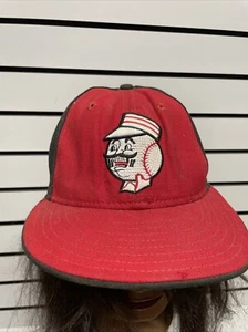 Vintage Cincinnati Reds New Era 5950 Cooperstown Fitted 1956 Mr. Redleg Cap 7-8t - Picture 1 of 13