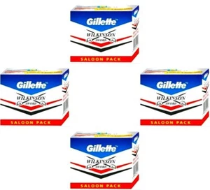 Gillette Wilkinson Sword Double Edge Safety Razor Blades 200 Pcs - Picture 1 of 4