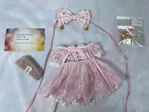 1/6 BJD Bola Articulada Muñeca Rosa Encaje Vestido Ropa Conjunto Hecho a Mano Como Nuevo - Imagen 1 de 4