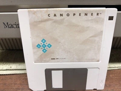 CanOpener версия 1.0 программное обеспечение 3-1/2" диски - винтажный Mac программное обеспечение - Изображение 1 из 2