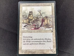 MTG Renaissance TUNDRA WOLVES German Signed Artist Deceased LP (BIN) LPD - Picture 1 of 2