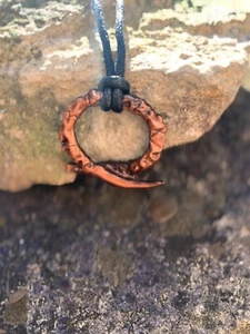 Ouroboros Snake Eating Tail Pendent Necklace Jormungandr AdjustLength God Of War - Picture 1 of 6