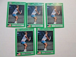 1991 Pro Tennis Tour Star Ann Grossman Rookie Lot of 5 - Picture 1 of 1