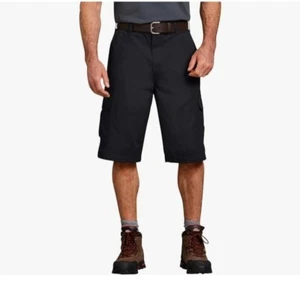 Dickies Men's 13 Inch Loose Fit Multi-Pocket Work Shorts Black Size 36 - Picture 1 of 3
