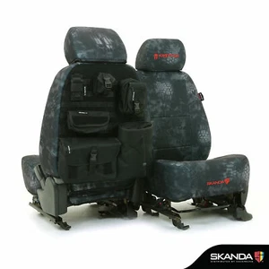 Custom-Fit Kryptek Typhon Neosupreme Tactical Camo Seat Covers w/MOLLE Solid - Picture 1 of 3
