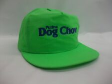 Purina Dog Chow Hat Vintage Green Nylon Snapback Baseball Cap