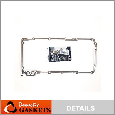 Oil Pan Gasket Fits 97-15 Buick Cadillac Chevrolet GMC Hummer 4.8L 5.3 6.0L 6.2L - Image 1 of 2