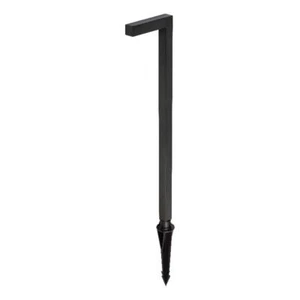 Elitco Outdoor 12V Cast Brass Path Light 5.25Inch W X 22Inch High Dark Bronze - Picture 1 of 7
