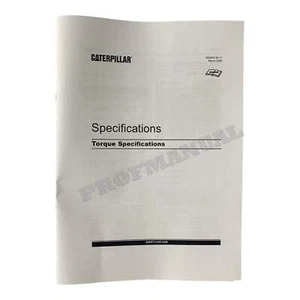 Caterpillar Torque Specification Service Manual SENR3130-20 - Bild 1 von 5