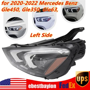 Left Headlight For 2020-2022 Mercedes Benz GLE450, GLE350, GLE63, AMG S GLE53 - Picture 1 of 16
