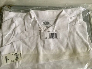 NWT Brand new OshKosh B'gosh Unisex Kids SZ10 White Polo Shirt. - Picture 1 of 3