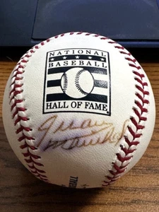 JUAN MARICHAL 3 SIGNED AUTOGRAPHED OML HOF LOGO BASEBALL! Giants! - Picture 1 of 2