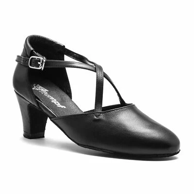 Tanzschuhe Damen Standard Latein Trainings Tanz Schuhe Rumpf Broadway 2020 black - Bild 1 von 4