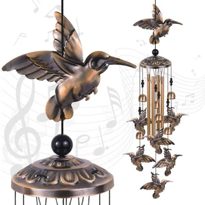 Hummingbird Wind Chimes for Garden, Gifts for Mom, Home, Balconies, Room, Pat... - Picture 1 of 8