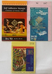 SCDAA Petersham Fair overprint 1994-95 x3 Limited edition self adhesive booklets - Picture 1 of 1