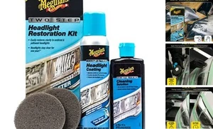 Two Step Headlight Restoration Kit, Headlight Cleaner Restores Clear Car - Picture 1 of 7