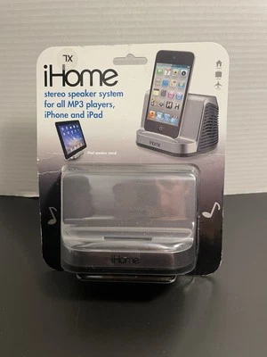 Sistema de altavoces iHome IHM16 2011 para uso portátil IPHONE IPAD REPRODUCTORES MP3 Foto 1 de 3