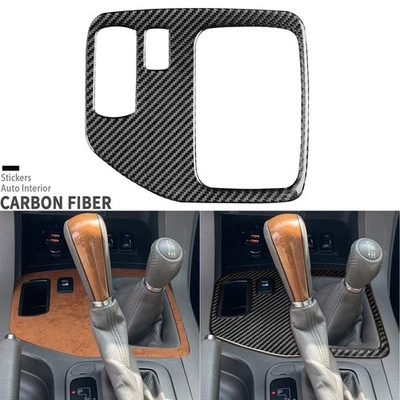 Cubierta de panel de modo de conducción de consola de fibra de carbono real para Lexus GX470 Prado 2003-2009 Foto 1 de 4