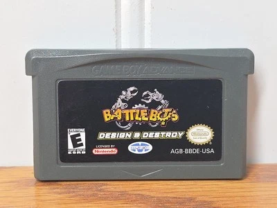 BattleBots Design And Destroy Nintendo Game Boy Advance GBA Tested Refurbished  - Image 1 of 4