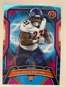 2024 Topps Resurgence Blue/Pink Surge #126 Audric Estime Rookie RC - Picture 1 of 2
