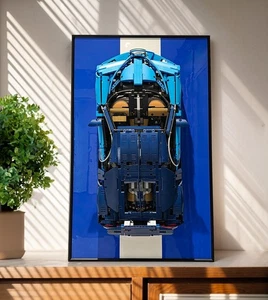 ¡NUEVO! Tablero de pared de exhibición para Lego Technic Bugatti Chiron Race Car 42083, mediano - Imagen 1 de 10