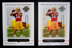 Tarjetas de novato Topps Aaron Rodgers #431 2005 y 2010 originales y reimpresas 2 LEER - Imagen 1 de 2